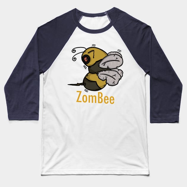 Zom Bee Baseball T-Shirt by RiyanRizqi